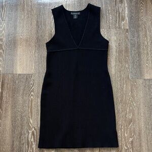 House of Harlow 1960 Black Ribbed Mini Dress